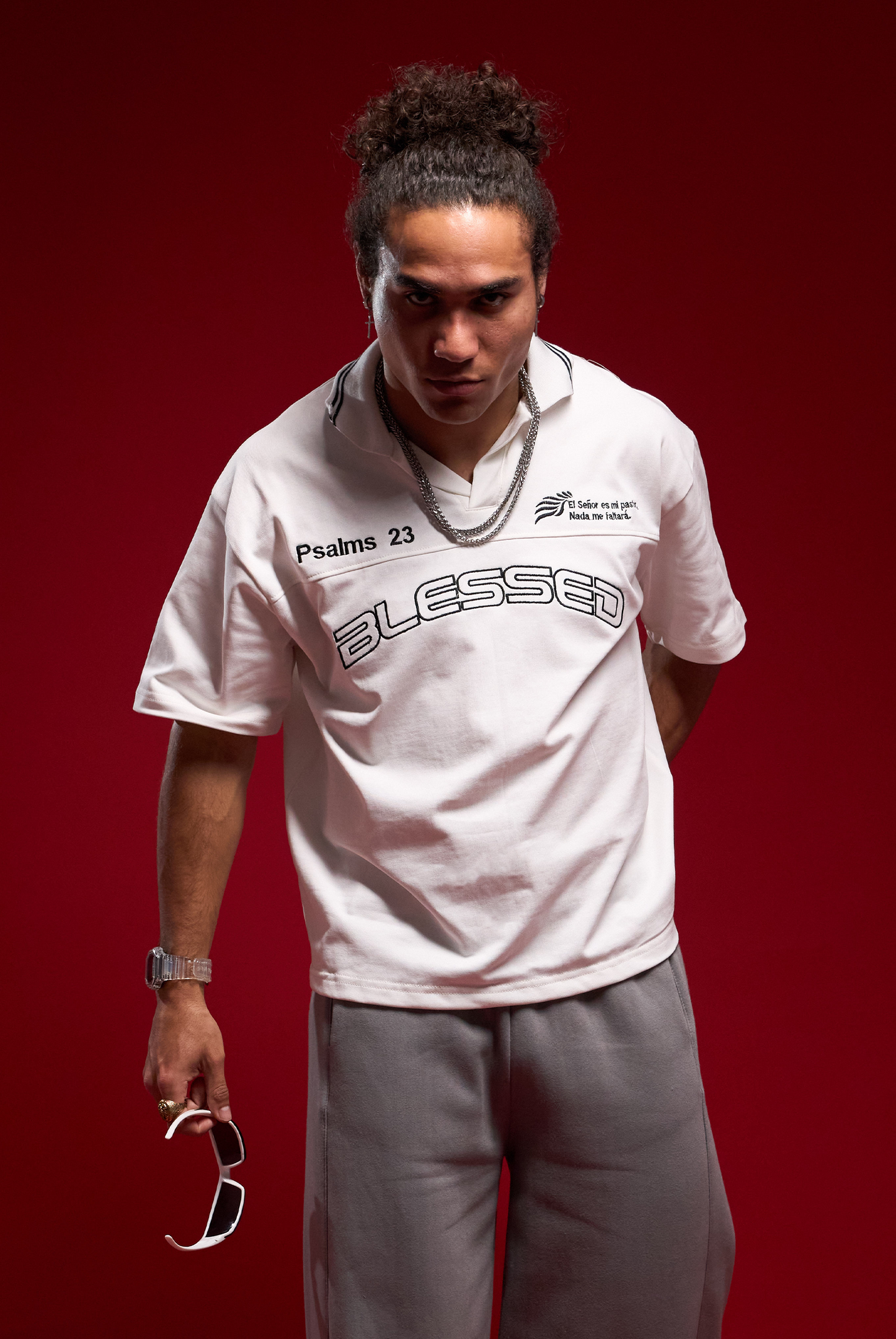 CAMISERO BLESSED 23 WHITE