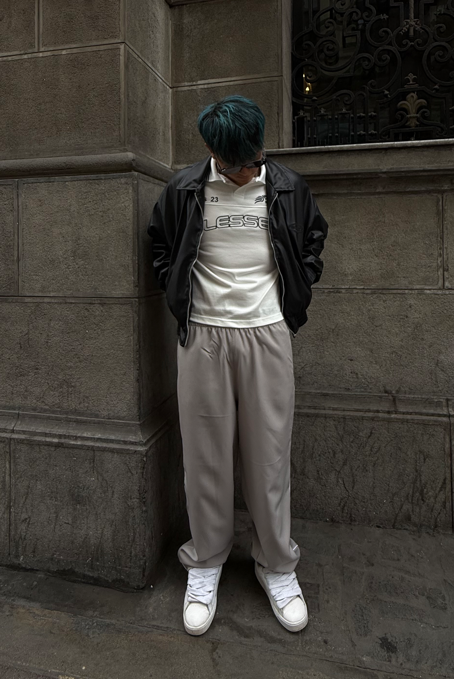 PANTS LINE SESGO GRIS