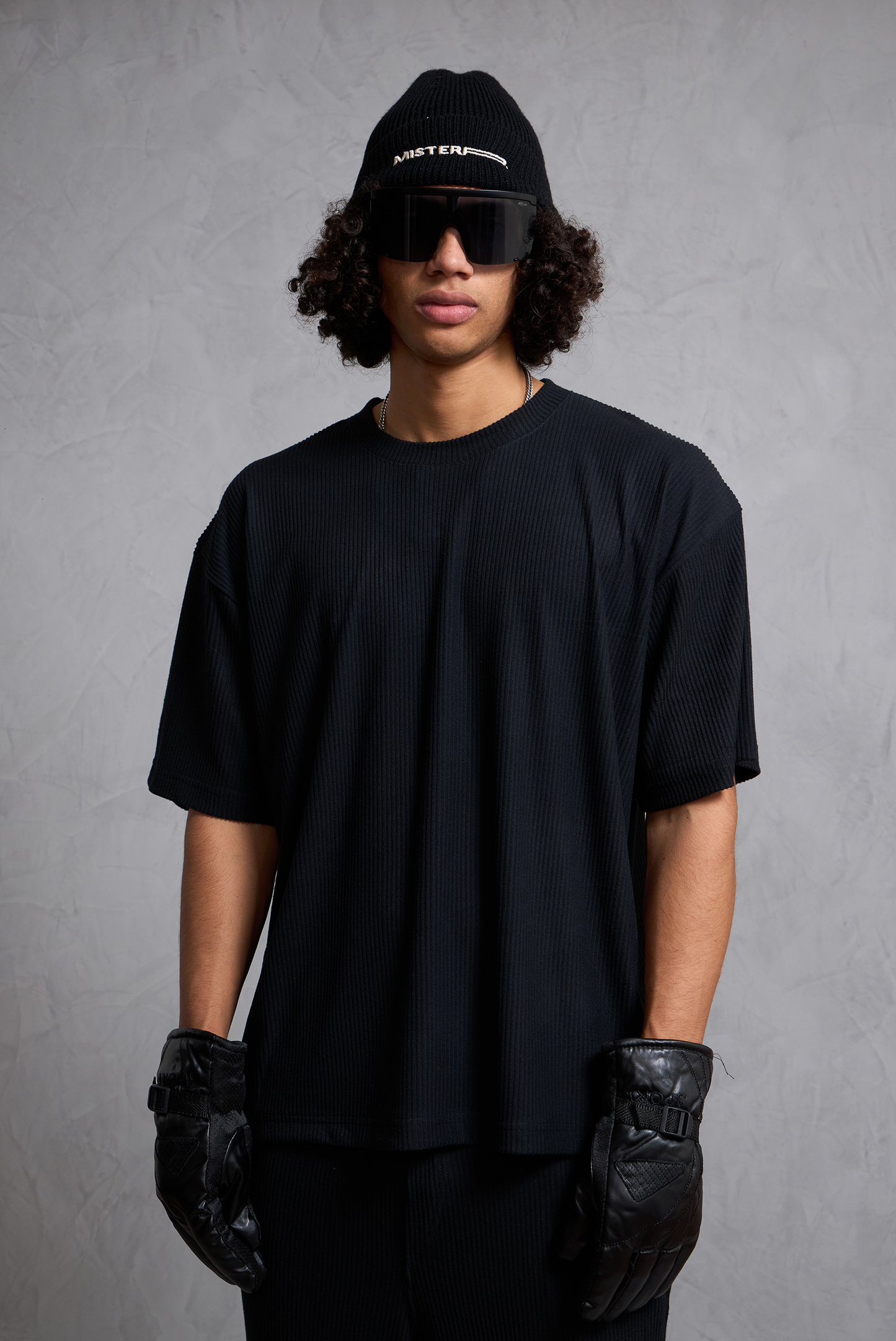 POLO RIB FELPA BLACK
