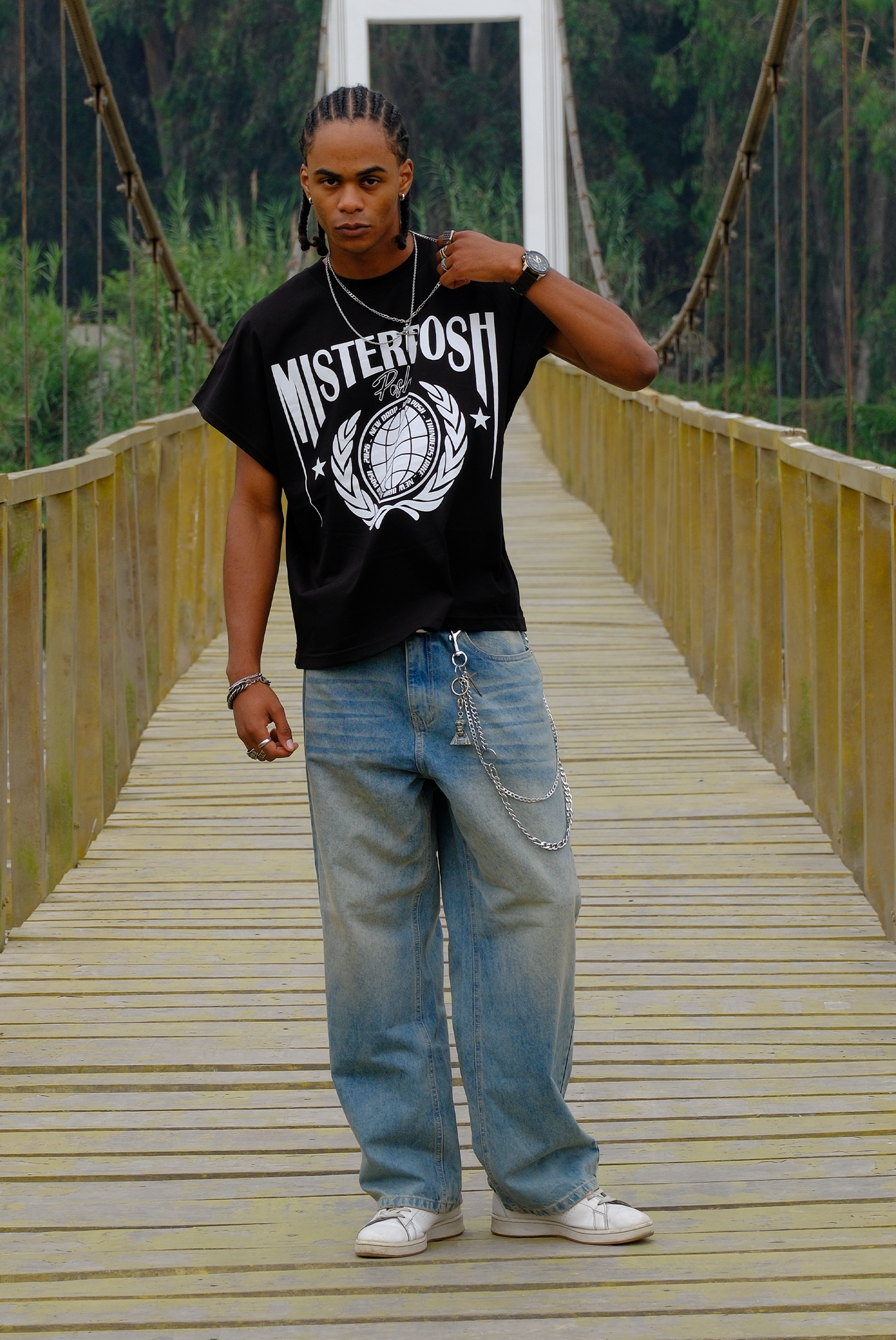 POLO CROP MP BLACK