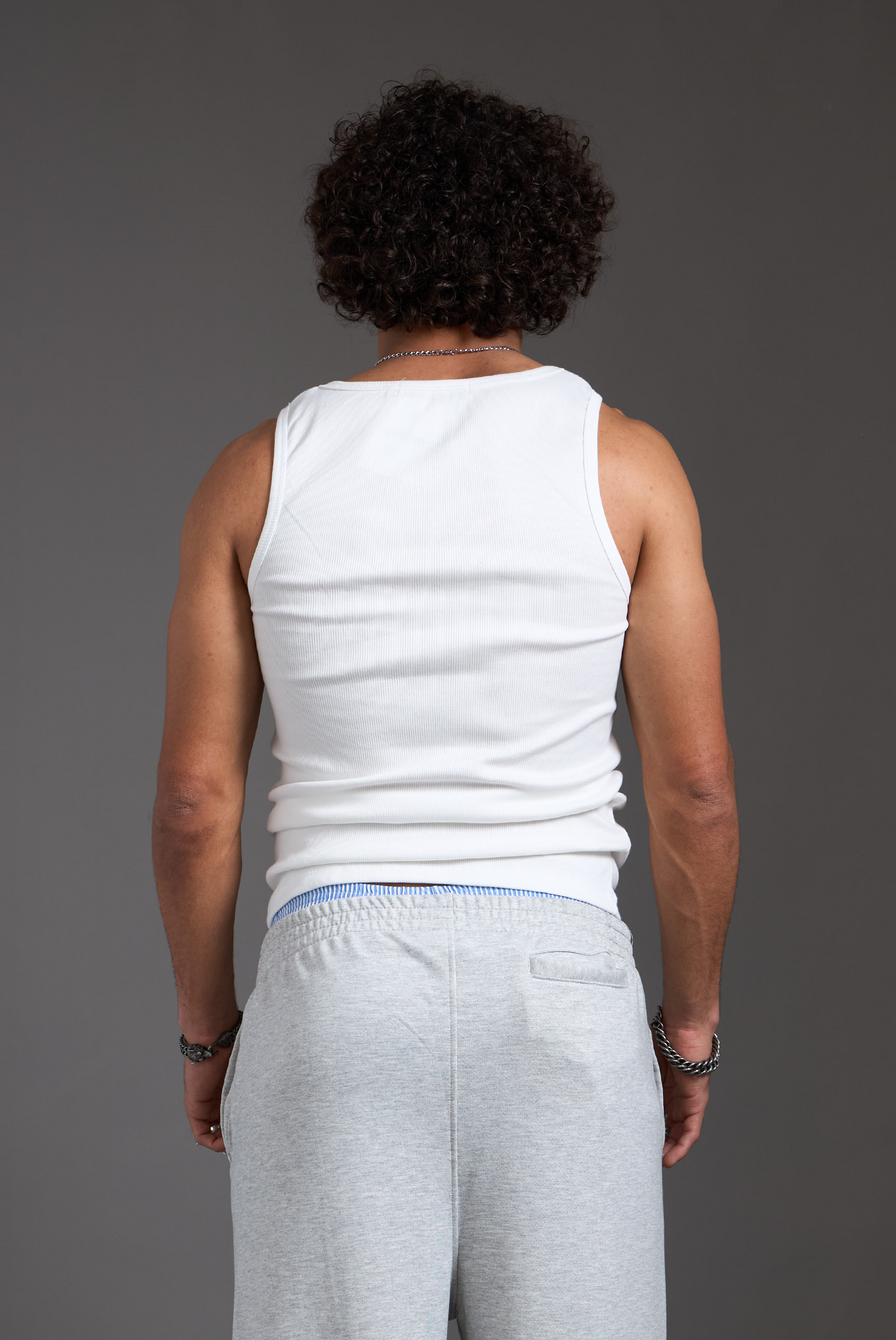 TANK RIB BLESSED WHITE