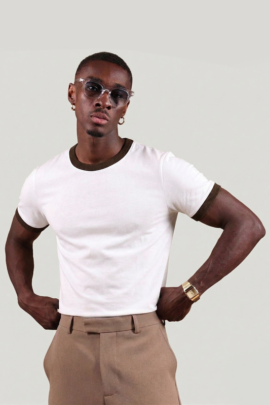 BABY TEE COLORS WHITE BROWN