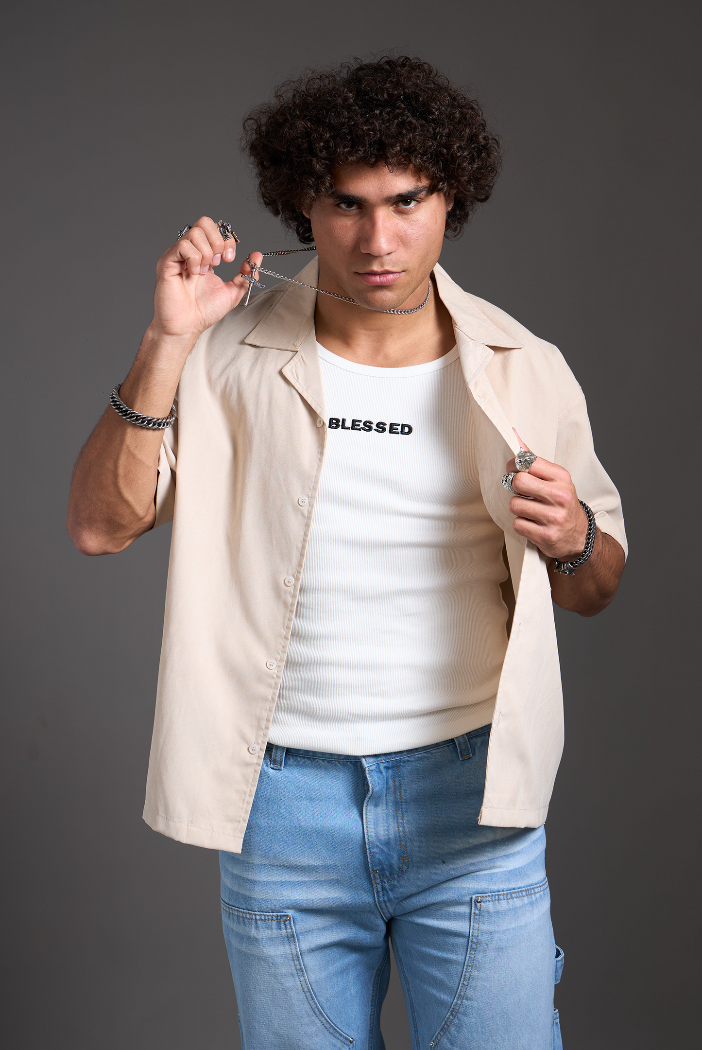 CAMISA BLESSED BEIGE