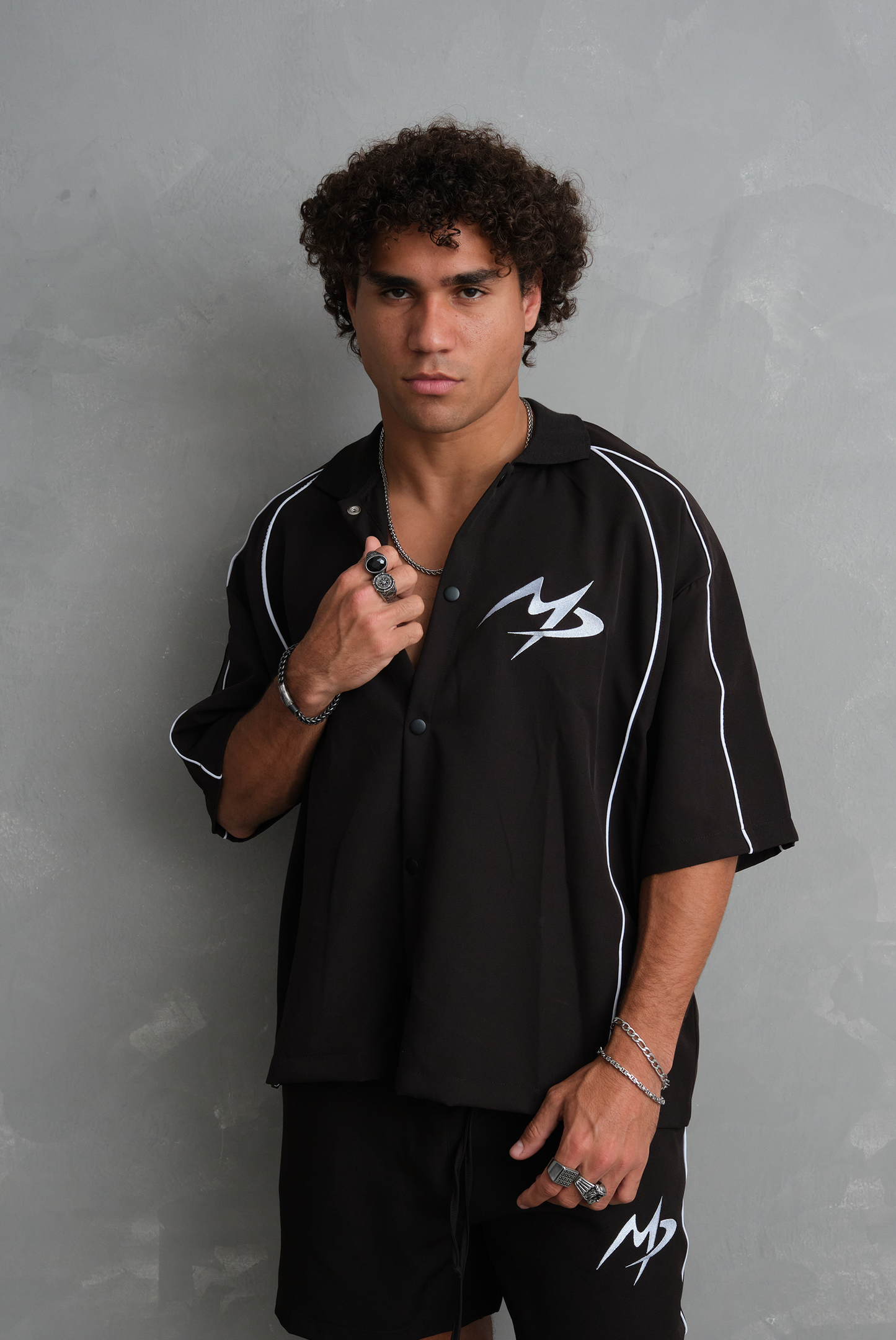 CAMISA MP LINEAL BLACK