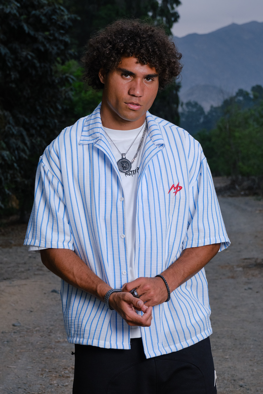 CAMISA MP RAYAS BLUE