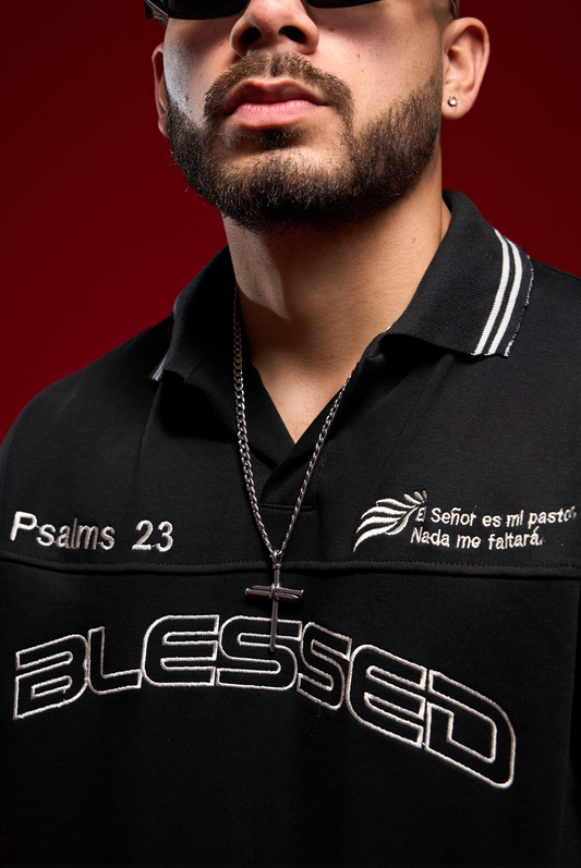 CAMISERO BLESSED 23 BLACK