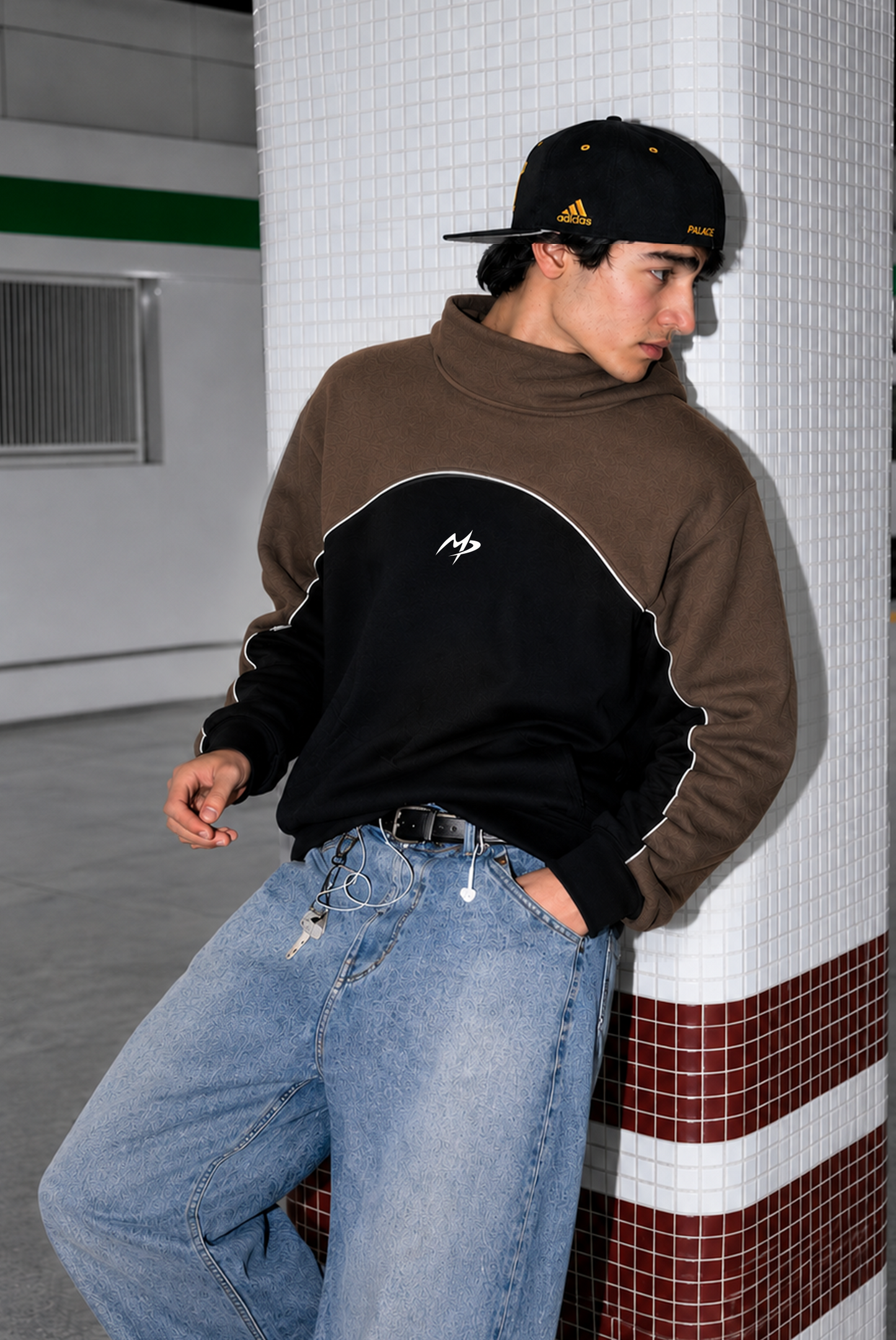 HODDIE ZERO BI TONO BROWN
