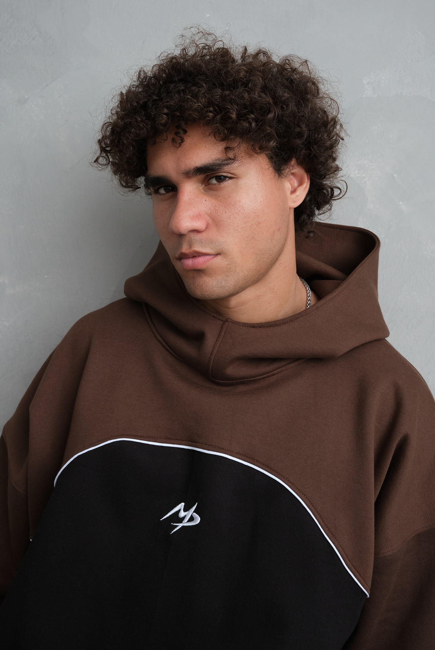 HODDIE ZERO BI TONO BROWN