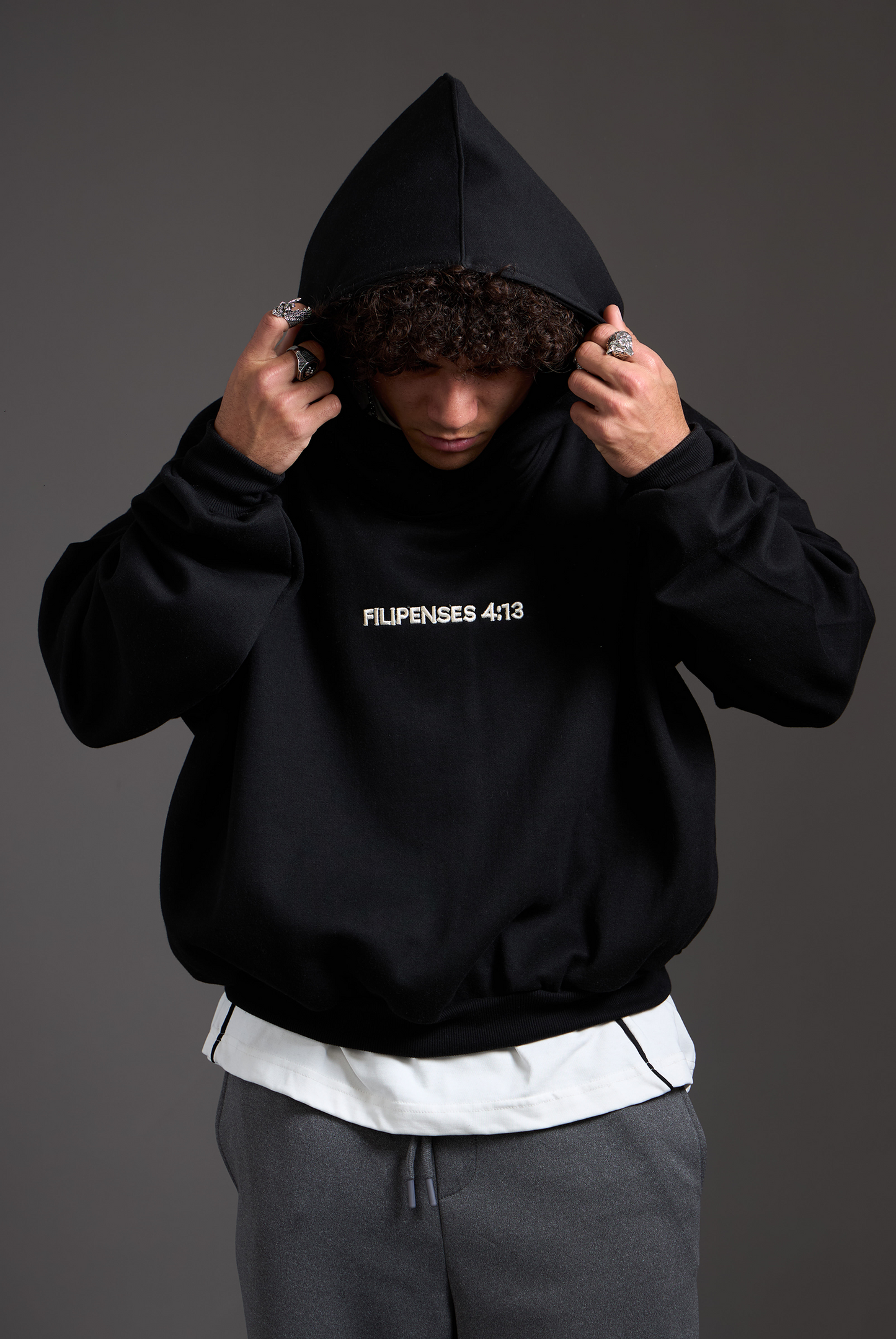 HOODIE ZERO FILP BLACK