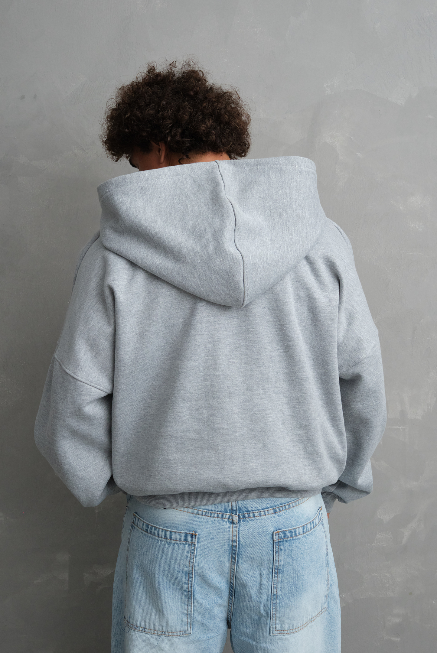 ZIP HODDIE FILP MELANGE