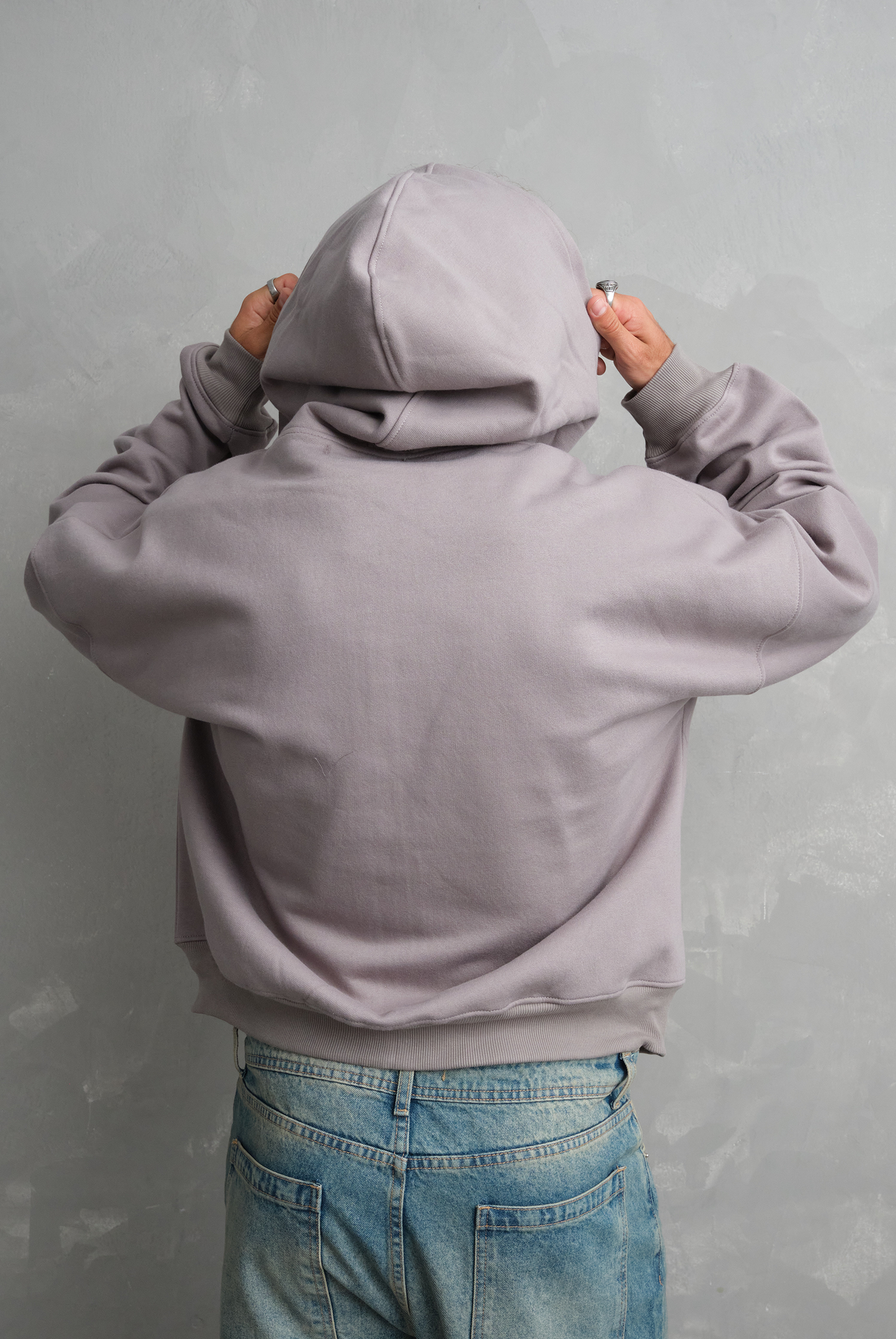 ZIP HODDIE FILP GRIS