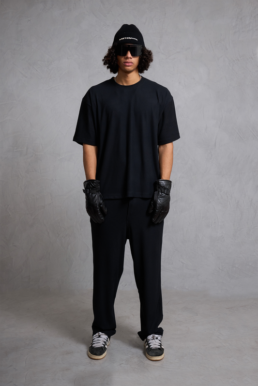 PANTS RIB FELPA BLACK