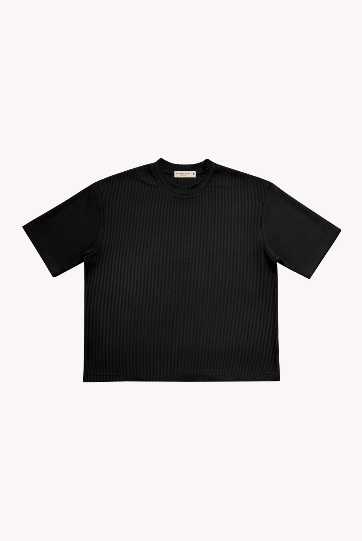 POLO ACANALADO OM BLACK