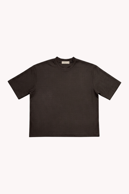 POLO ACANALADO OM BROWN