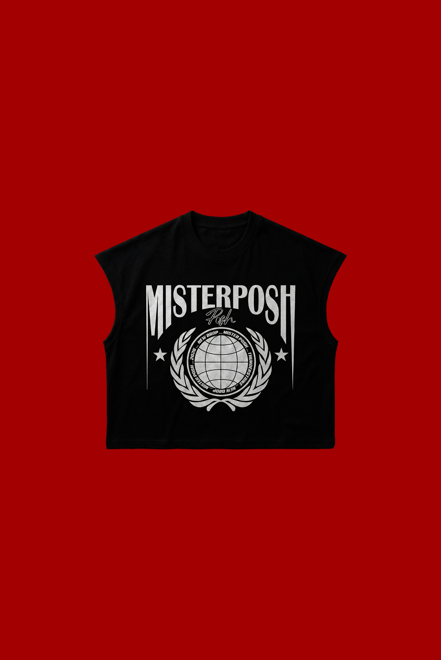 POLO CROP MP BLACK
