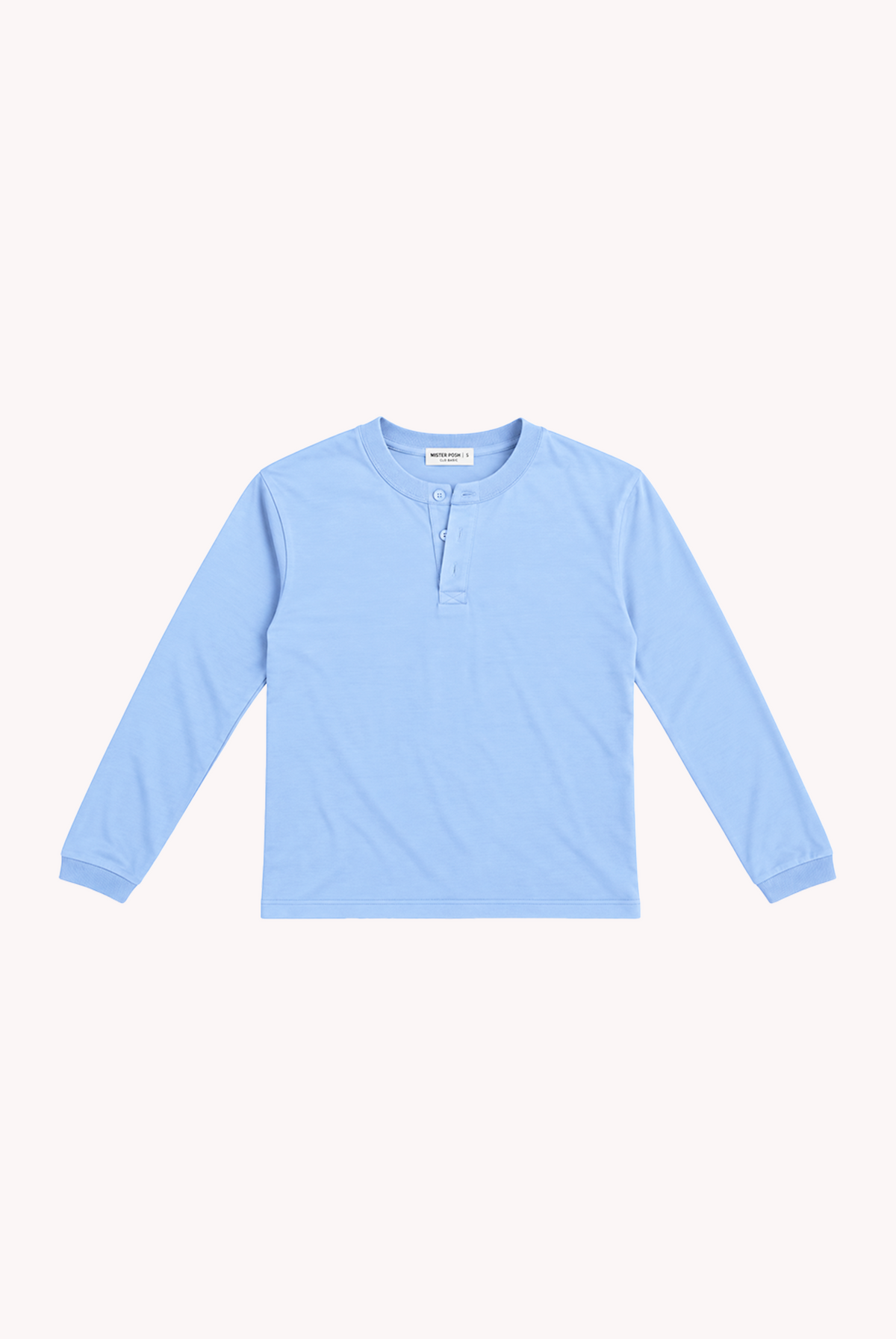 CAMISETA HENLEY M/L SKY