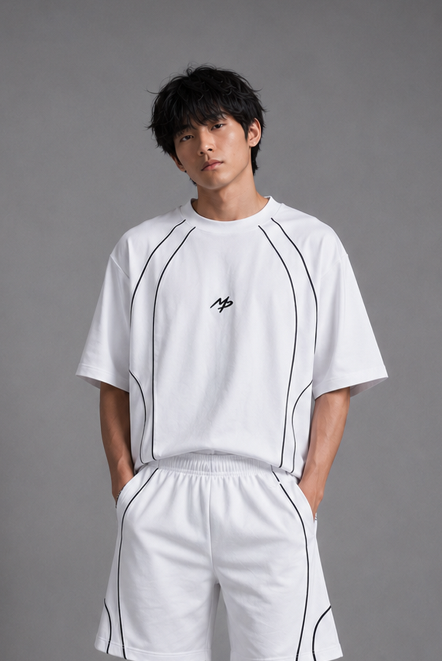 POLO SUPER LINEAL WHITE