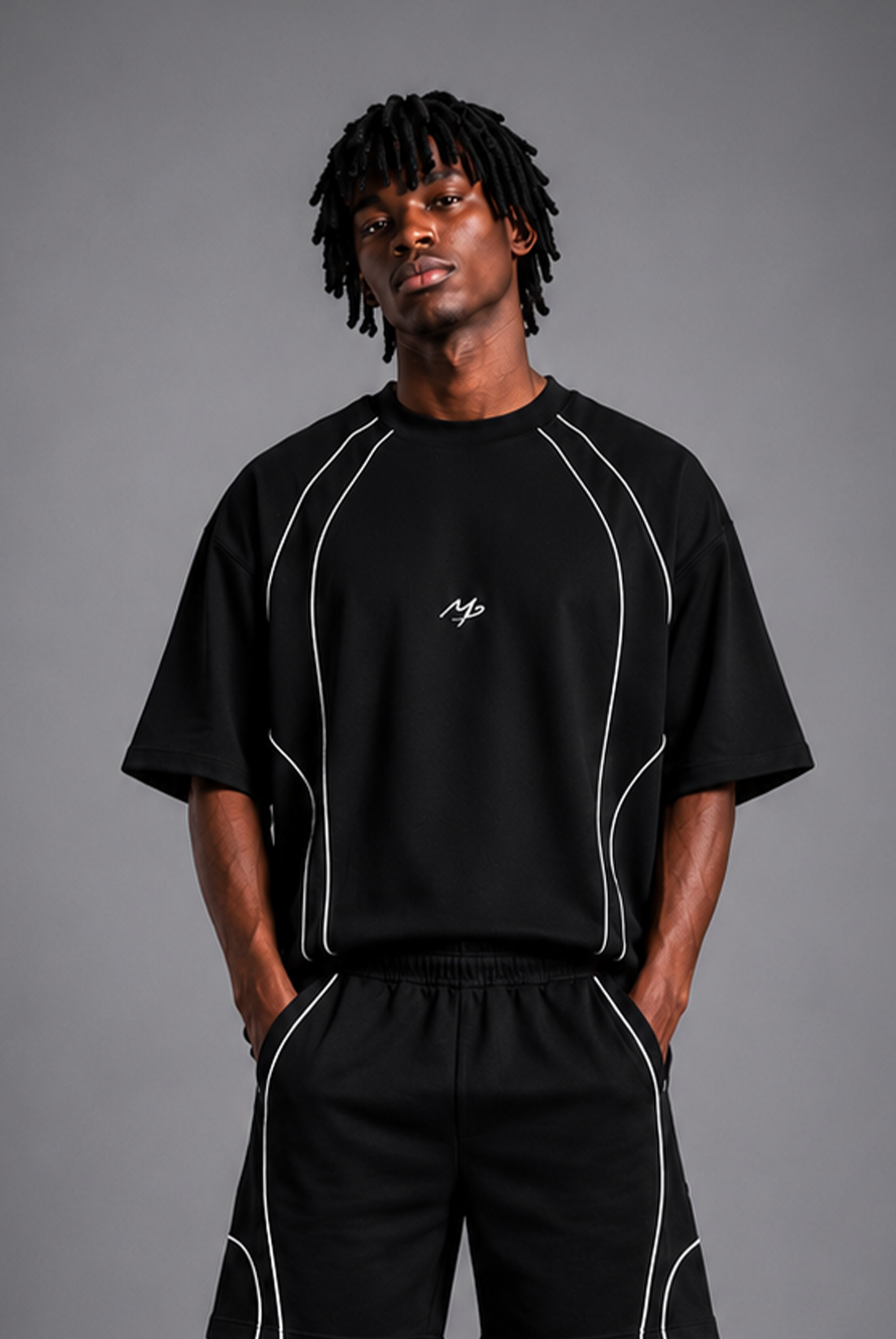 POLO SUPER LINEAL BLACK