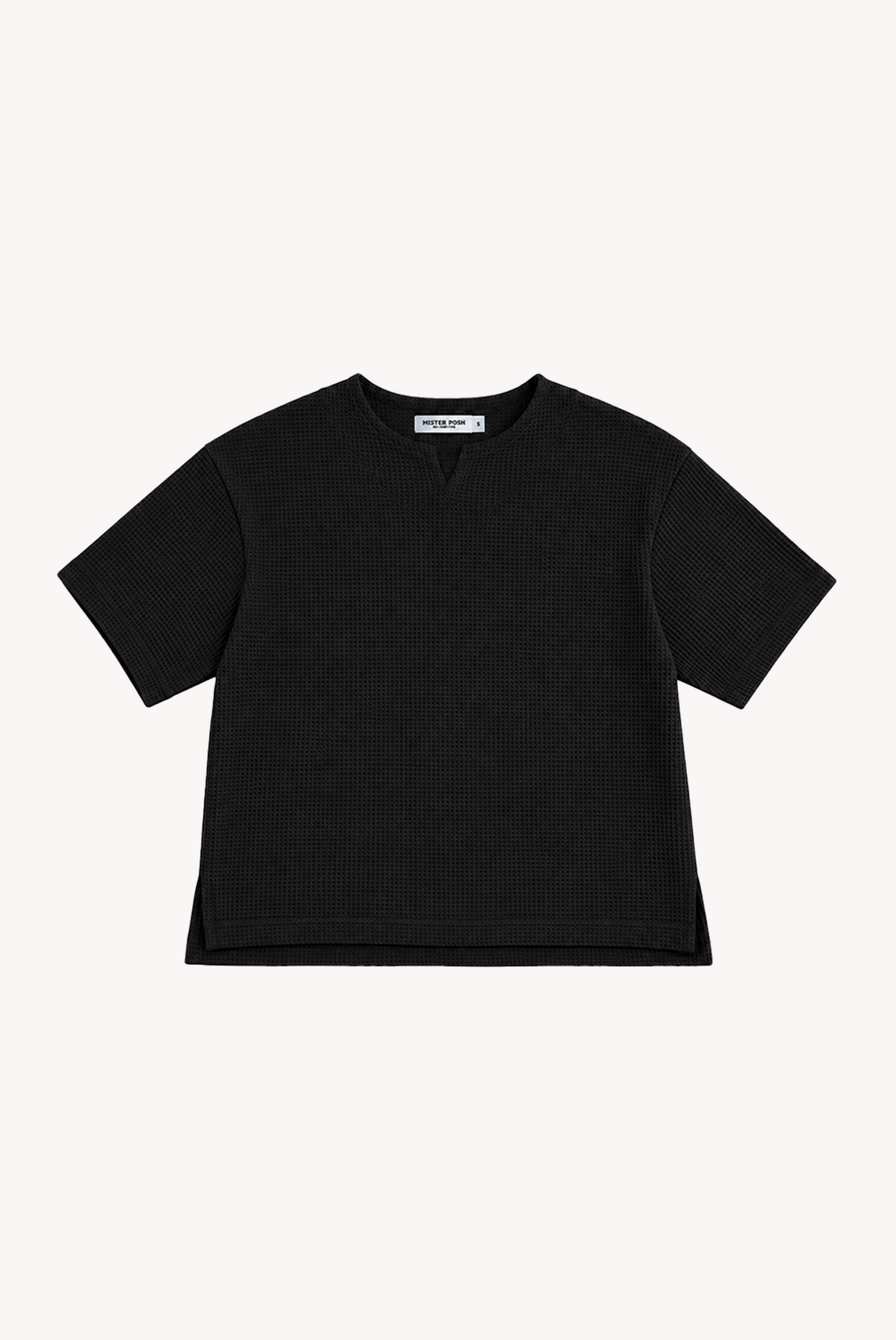 POLO WAFLE GADOL NEGRO