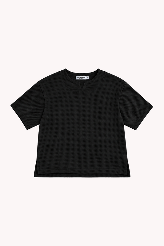 POLO WAFLE GADOL NEGRO