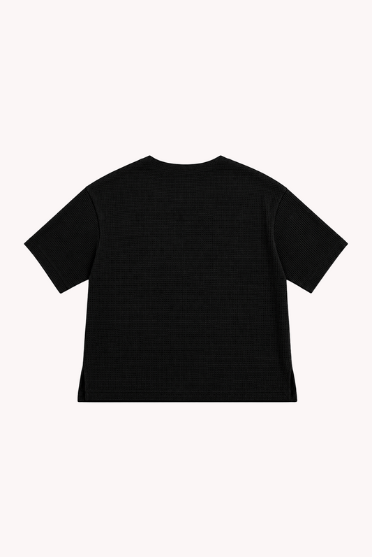 POLO WAFLE GADOL NEGRO