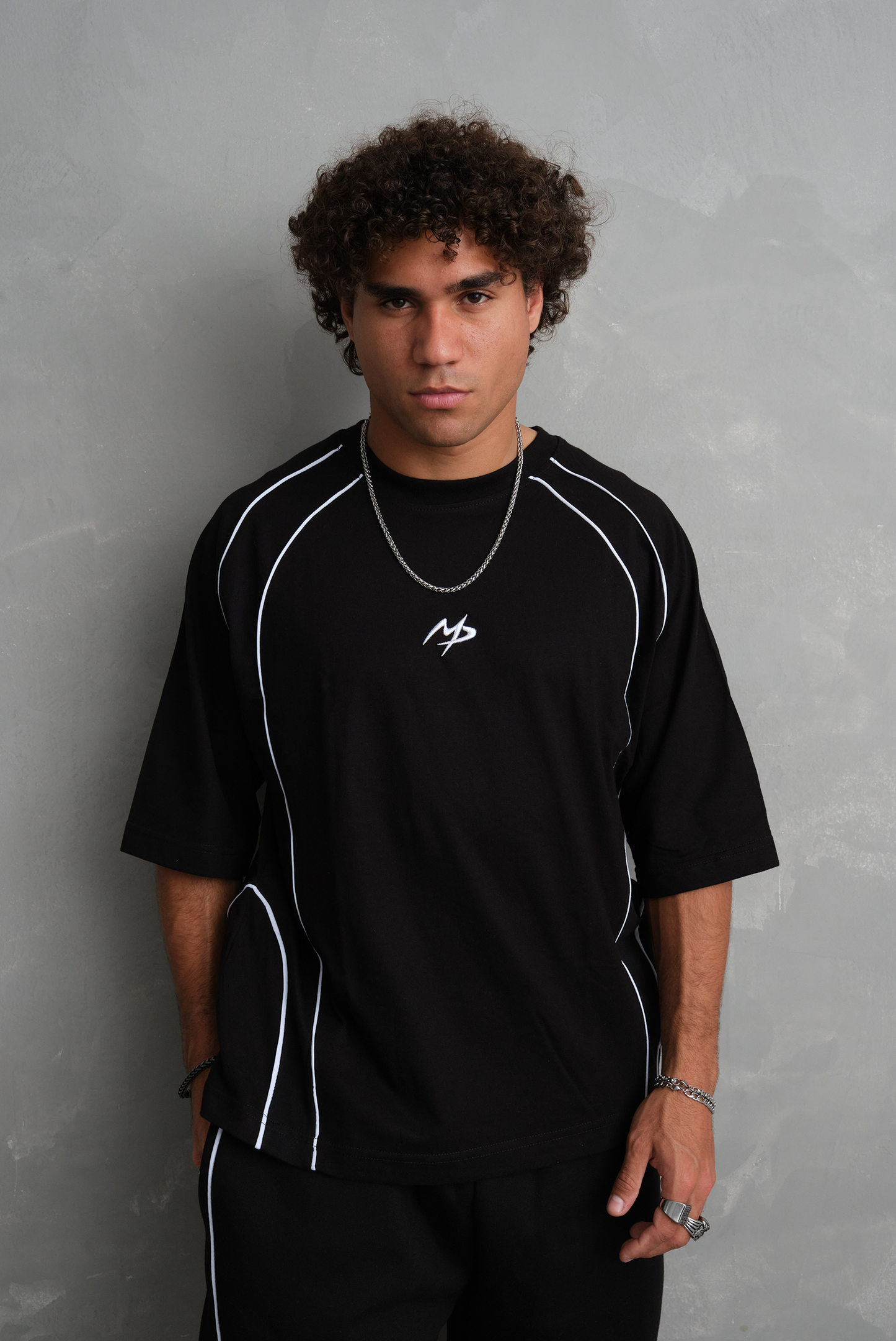 POLO SUPER LINEAL BLACK