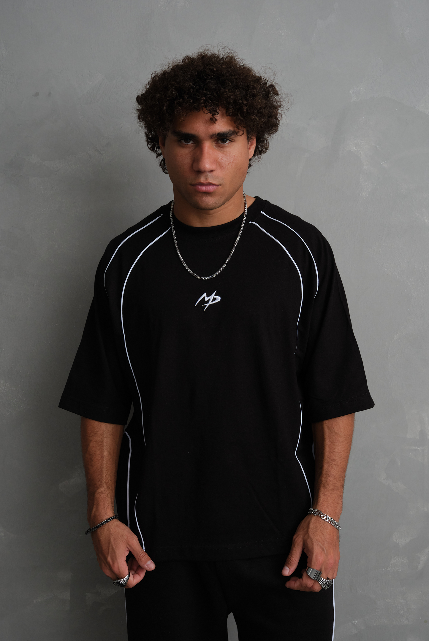 POLO SUPER LINEAL BLACK