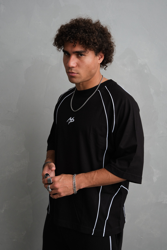 POLO SUPER LINEAL BLACK