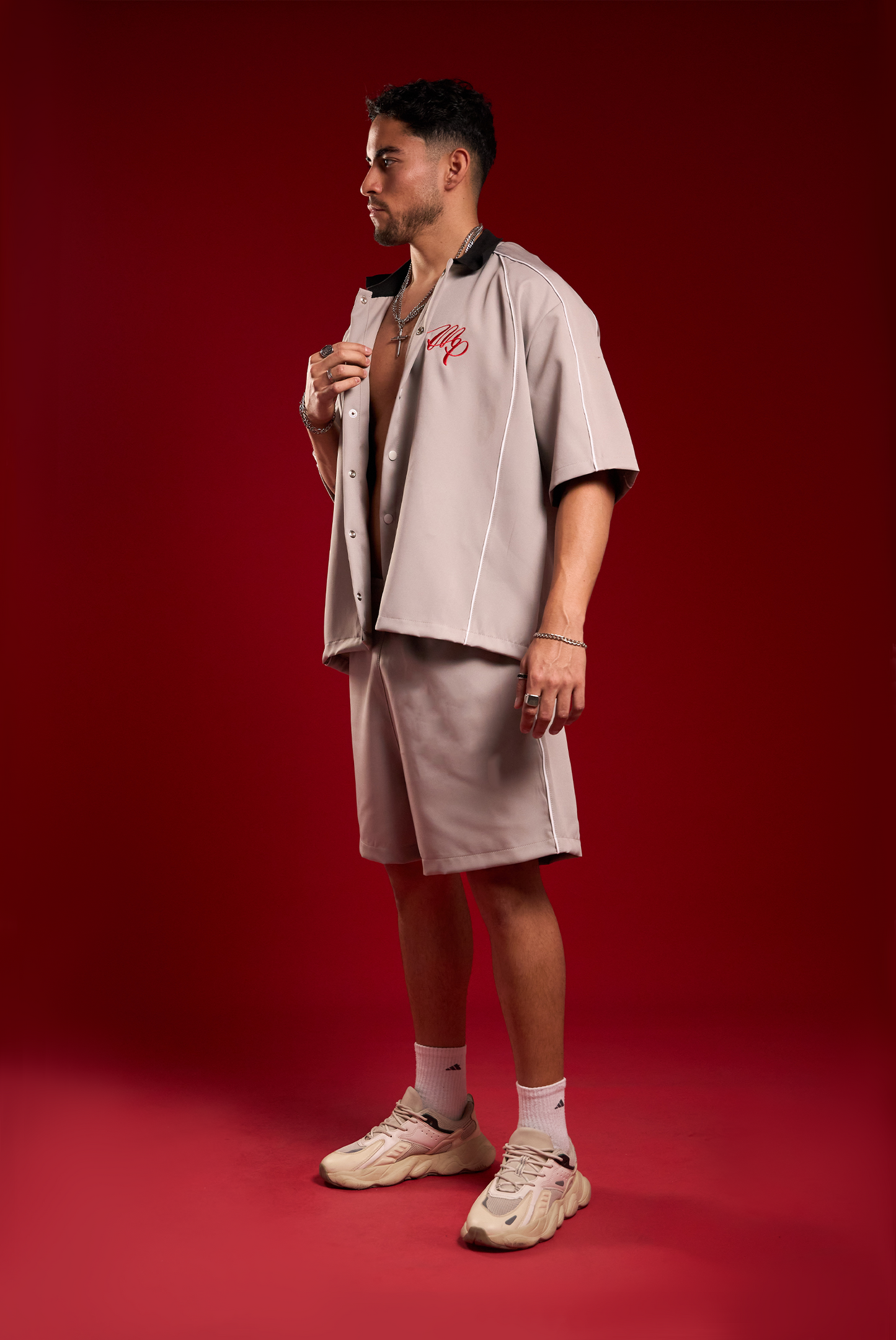 SHORT JEYSA LINEAL GREY