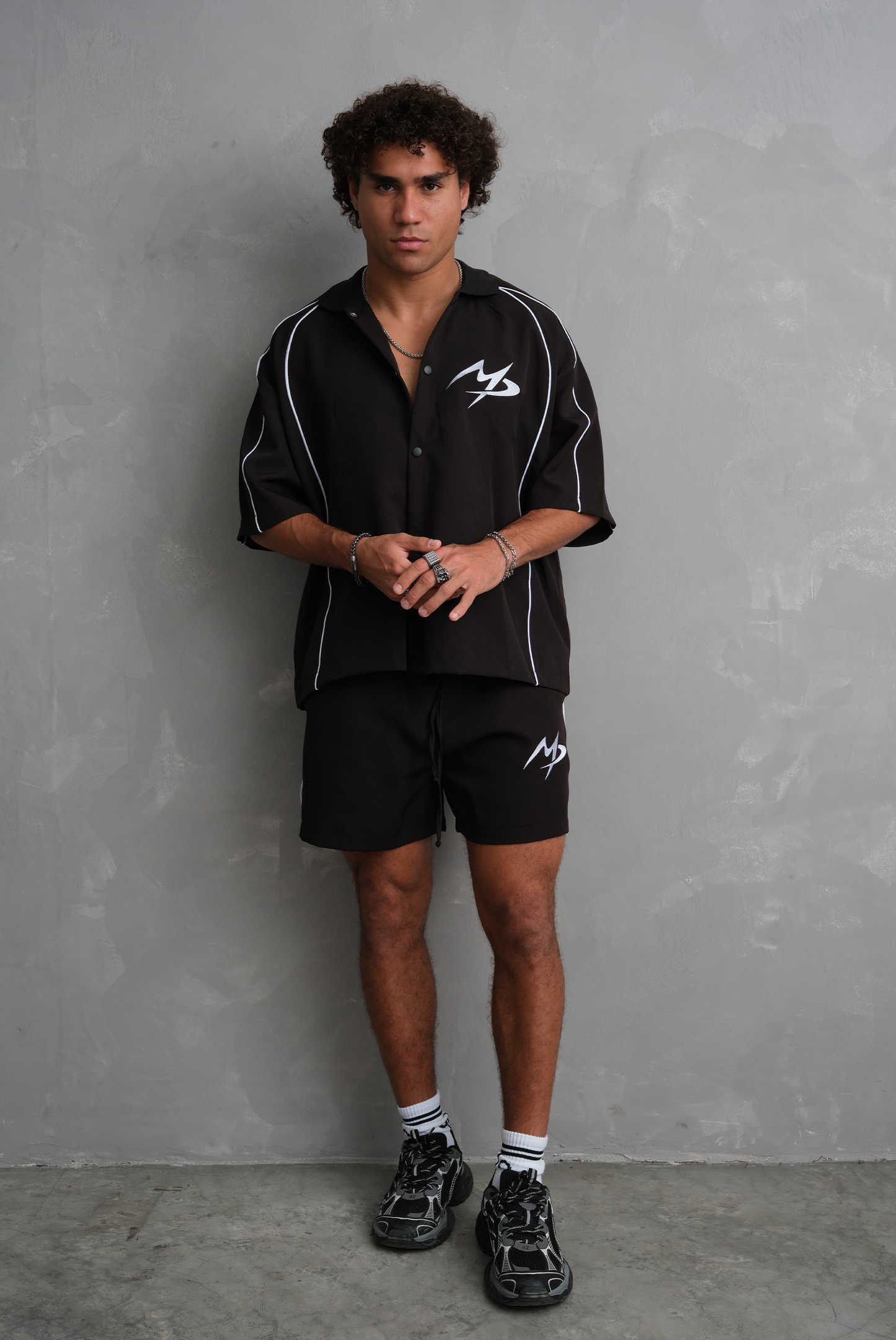 SHORT MP LINEAL BLACK