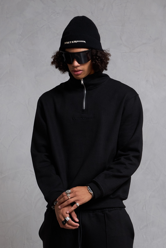 SUDADERA BORDADA BLACK
