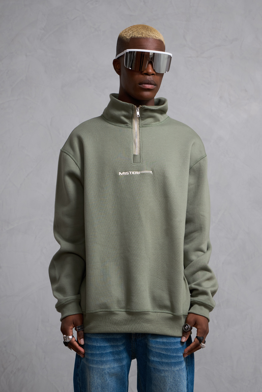 SUDADERA BORDADA VERDE