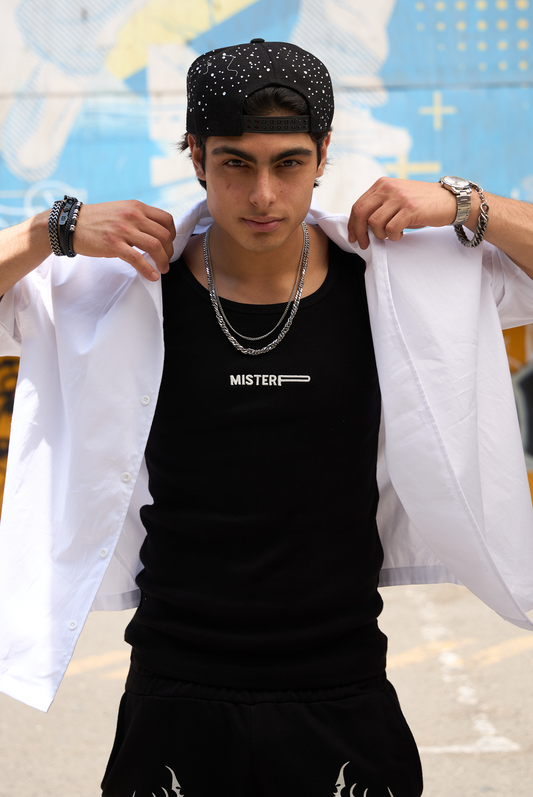 TANK TOP BLACK MISTER P