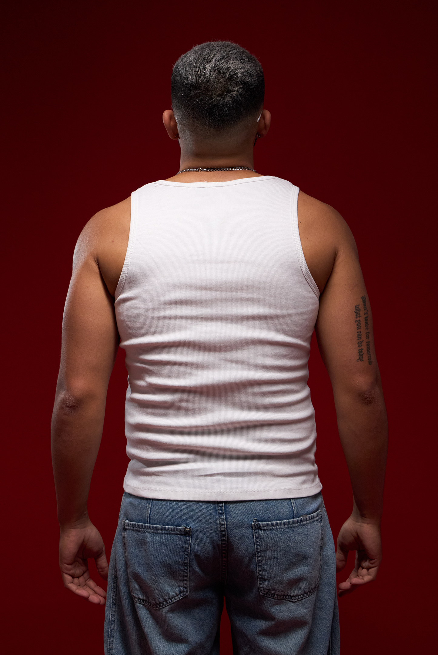 TANK RIB BLESSED WHITE