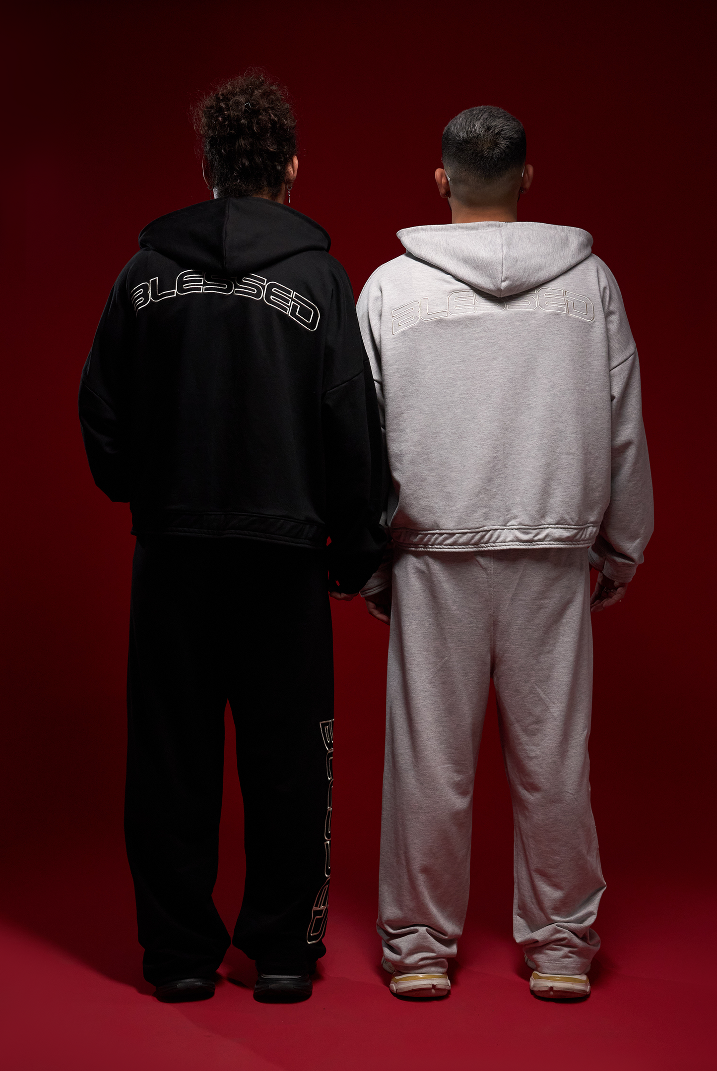 ZIP HODDIE BLESSED MELANGE