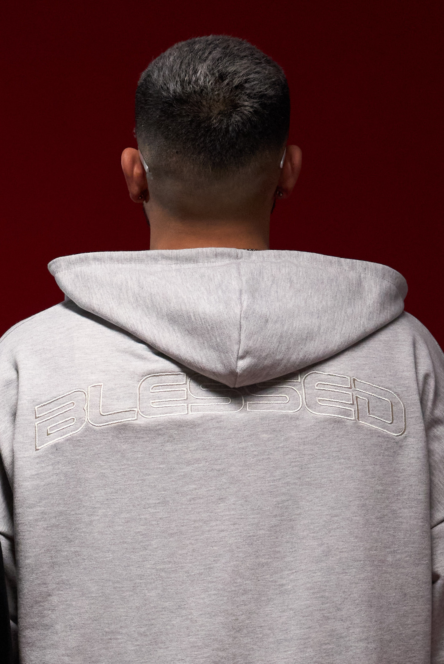 ZIP HODDIE BLESSED MELANGE